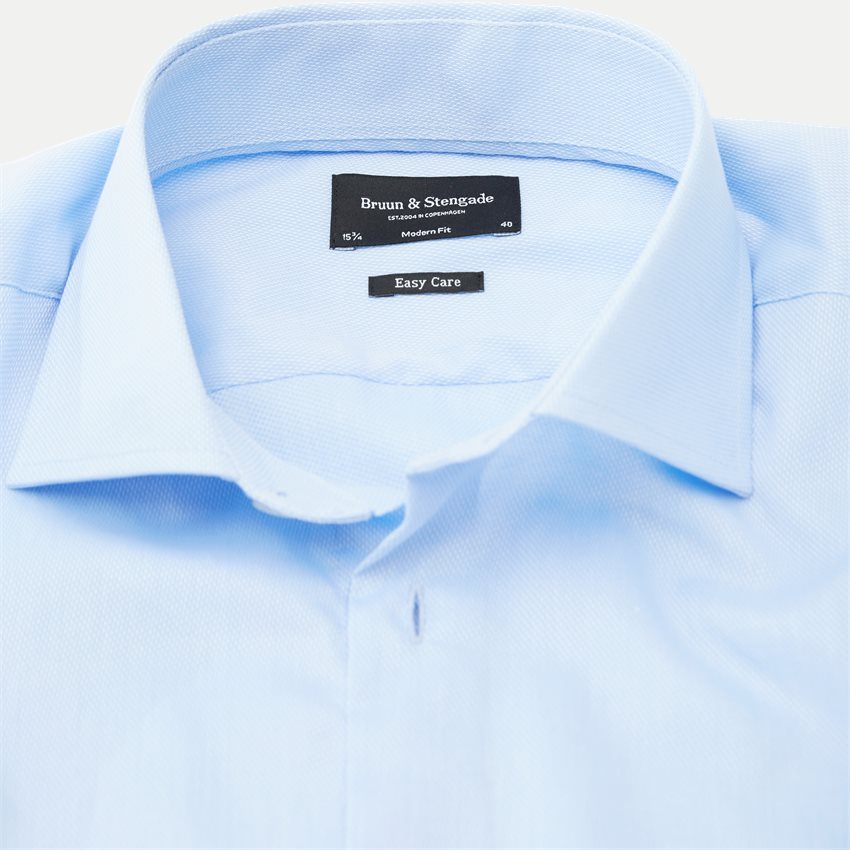 Bruun & Stengade Shirts ROBBEN SHIRT 16019 LIGHT BLUE
